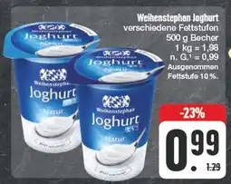 Edeka Weihenstephan joghurt Angebot