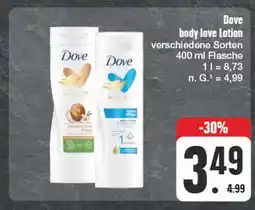 Edeka Dove body love lotion Angebot