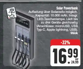 Edeka Solar powerbank Angebot
