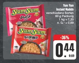 Edeka Yum yum instant nudeln Angebot