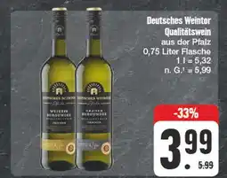 Edeka Deutsches weintor weisser burgunder oder grauer burgunder Angebot