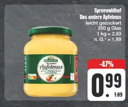 Edeka Spreewaldhof das andere apfelmus Angebot