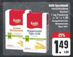 Edeka Kathi instant weizenmehl oder roggenmehl type 1150 Angebot