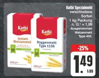 Edeka Kathi instant weizenmehl oder roggenmehl type 1150 Angebot