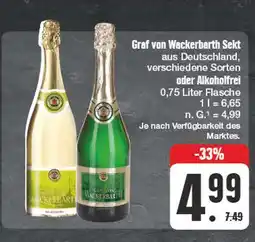 Edeka Graf von wackerbarth sekt oder alkoholfrei Angebot
