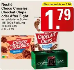 WEZ Nestlé Choco Crossies, Choclait Chips oder After Eight Angebot