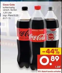 Netto Marken-Discount Coca-cola Angebot