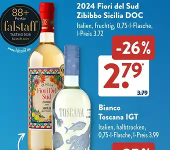 Aldi Süd Fiori del sud 2024 fiori del sud zibibbo sicilia doc Angebot