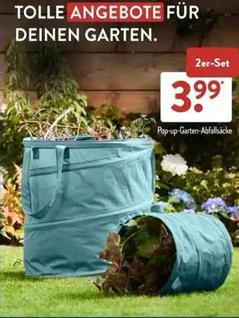 Aldi Süd Pop-up-garten-abfallsäcke Angebot