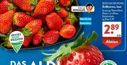 Aldi Süd Bestes aus der region erdbeeren, lose Angebot