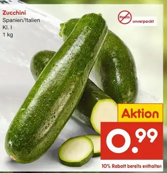 Netto Marken-Discount Zucchini Angebot