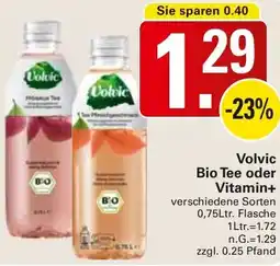 WEZ Volvic Bio Tee oder Vitamin+ Angebot
