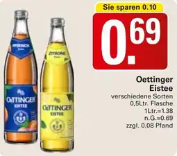 WEZ Oettinger Eistee Angebot