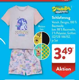 Aldi Süd Spongebob squarepants schlafanzug Angebot
