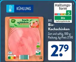 Aldi Süd Bio bio-kochschinken Angebot