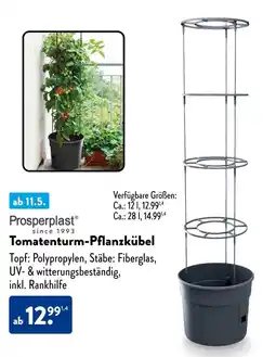 Aldi Süd Prosperplast tomatenturm-pflanzkübel Angebot