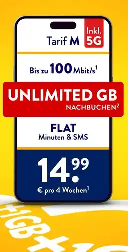 Aldi Süd Unlimited gb nachbuchen Angebot
