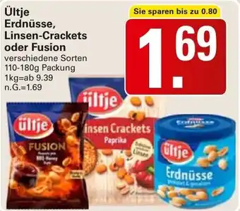 WEZ Ültje Erdnüsse, Linsen-Crackets oder Fusion Angebot