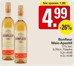 WEZ Bonfleur Wein Aperitif Angebot