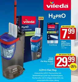 WEZ Vileda H2PRO Flat Mop System Angebot