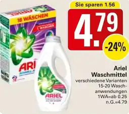WEZ Ariel Waschmittel Angebot