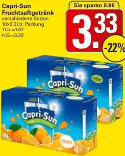 WEZ Capri-Sun Fruchtsaftgetränk Angebot