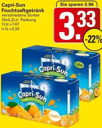 WEZ Capri-Sun Fruchtsaftgetränk Angebot