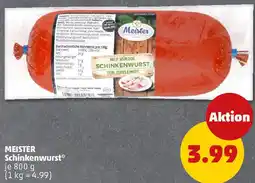 PENNY MEISTER Schinkenwurst Angebot