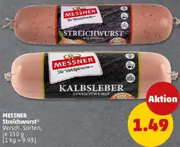 PENNY MESSNER Streichwurst Angebot