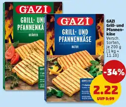PENNY GAZI Grill- und Pfannenkäse Angebot