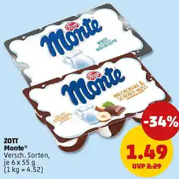 PENNY ZOTT Monte Angebot