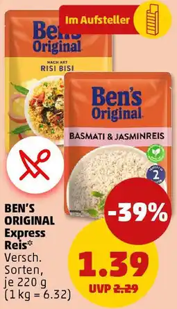 PENNY BEN'S ORIGINAL Express Reis Angebot