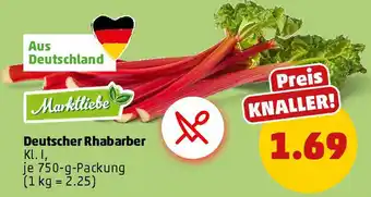PENNY Deutscher Rhabarber Angebot