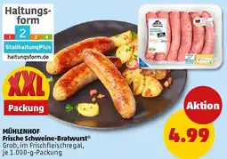PENNY MÜHLENHOF Frische Schweine-Bratwurst Angebot