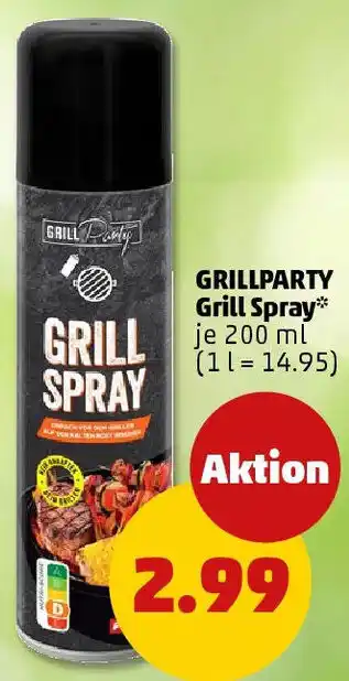 PENNY GRILLPARTY Grill Spray Angebot