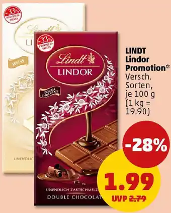 PENNY LINDT Lindor Promotion Angebot