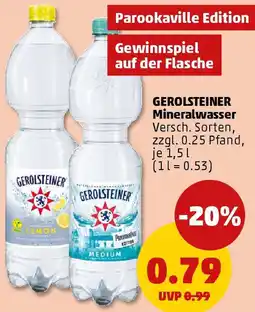 PENNY GEROLSTEINER Mineralwasser Angebot