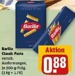 REWE Barilla Classic Pasta Angebot