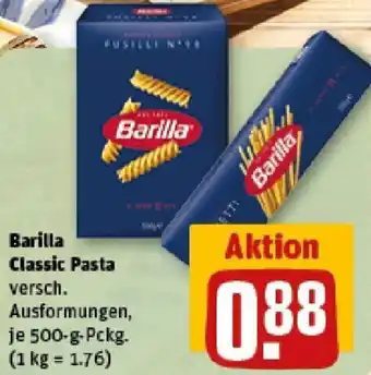 REWE Barilla Classic Pasta Angebot