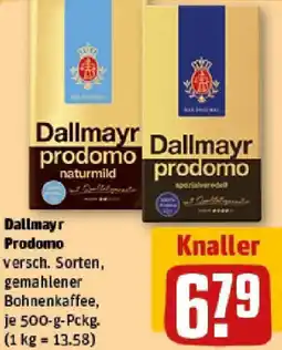 REWE Dallmayr Prodomo Angebot
