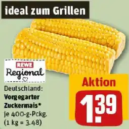 REWE Vorgegarter Zuckermais Angebot