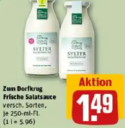 REWE Zum Dorfkrug Frische Salatsauce Angebot