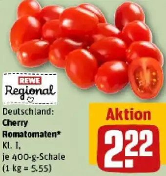 REWE Cherry Romatomaten Angebot