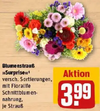 REWE Blumenstrauß Surprise Angebot