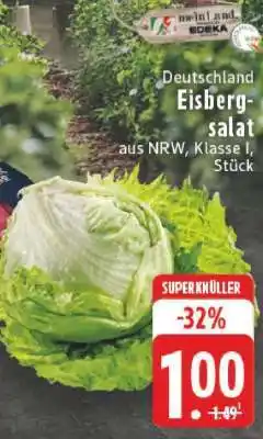 Edeka Eisbergsalat Angebot