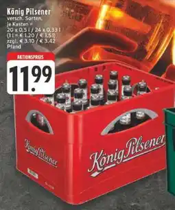 Edeka König Pilsener Angebot