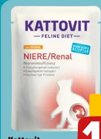 REWE Kattovit Feline Diet Niere Katzenfutter Angebot