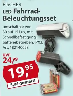 Sonderpreis Baumarkt FISCHER LED-Fahrrad- Beleuchtungsset Angebot