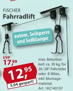 Sonderpreis Baumarkt FISCHER Fahrradlift Angebot