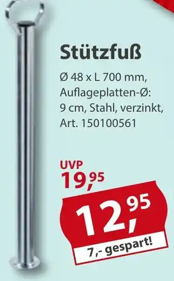 Sonderpreis Baumarkt Stützfuß Angebot